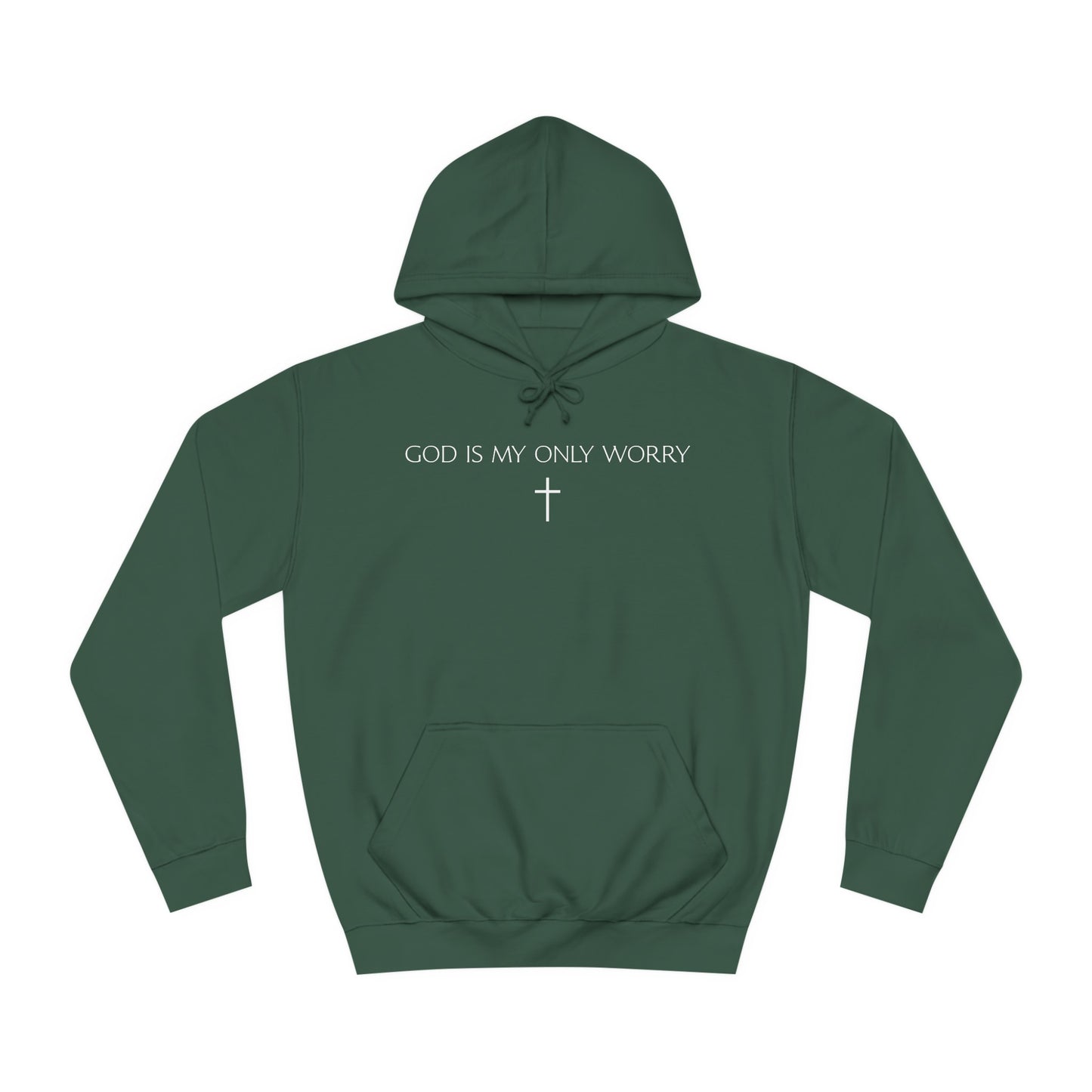 Isaiah 41:10 Dark Green Hoodie